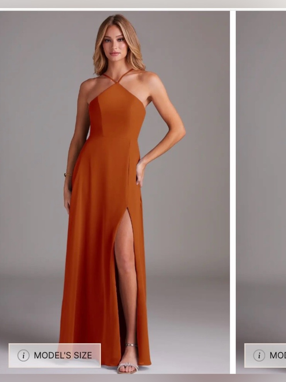 Azazie Bridesmaid Dress - Style: Bailey - Color: Paprika